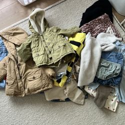 Free Size 12months-2T girls! Diapers And Shoes