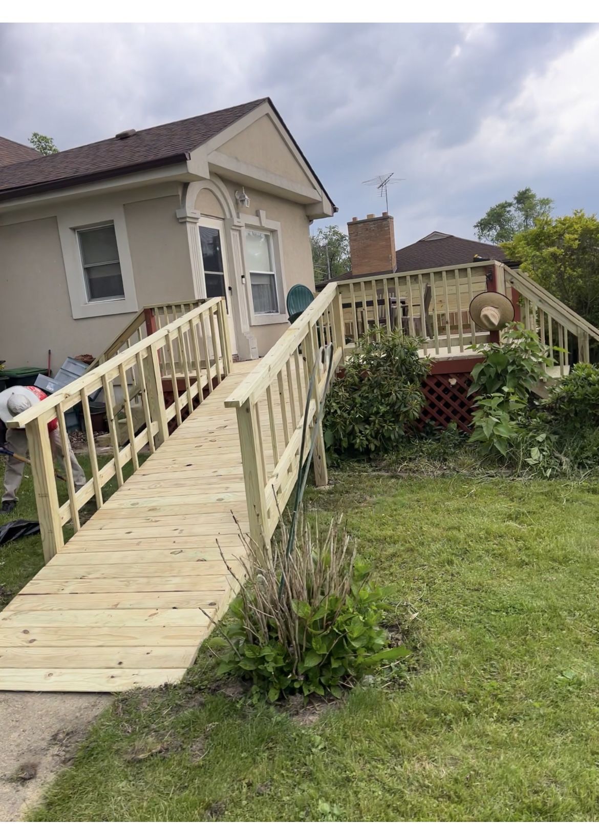 Deck Wooden Ramp