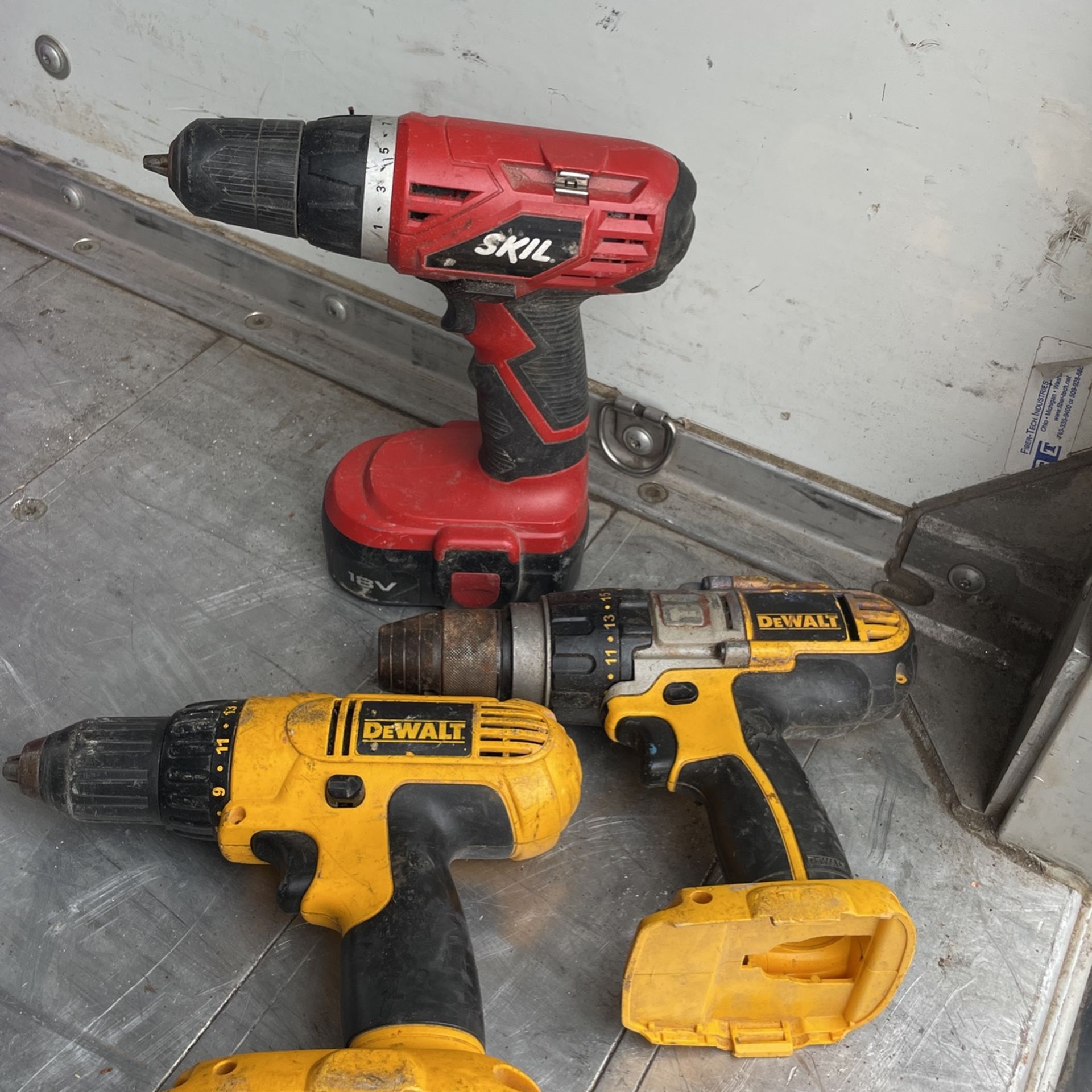 Skill & Dewalt Drills