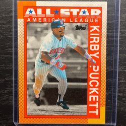 1989 Topps All-Star Kirby Puckett Baseball Card #391