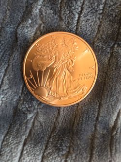 Walking Liberty 1 oz. Copper Coin .999