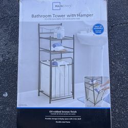Bathroom Tower With Hamper