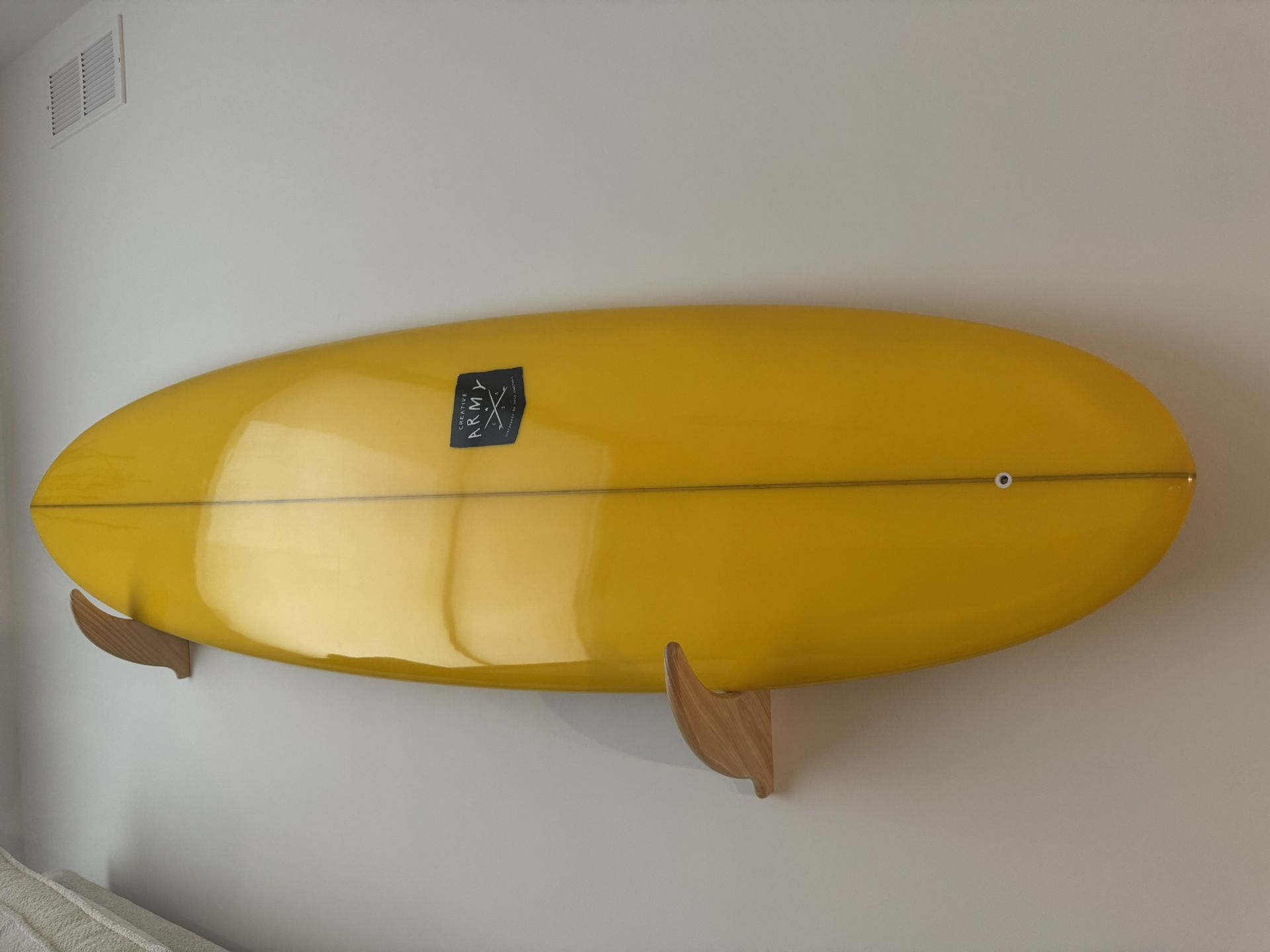 Lemon-Chrome Surfboard | Creative Army | Huevo | 7’6”