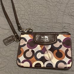 Coach wristlet 