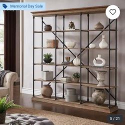 BEAUTIFUL QUALITY ETAGERE/BOOKCASE FOR ONLY  $500