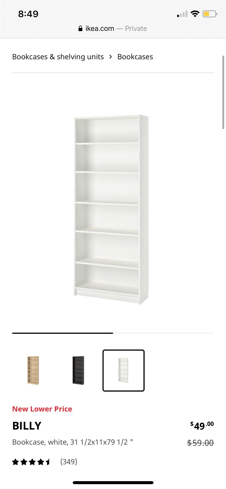 IKEA Bookshelf BILLY