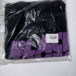 Black Sabbath Black Lives Matter Size Large Purple Print Black Tee-Shirt XXL New