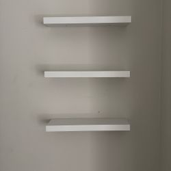 Set Of Three Floating Shelves 