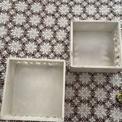 Two Small box shelves