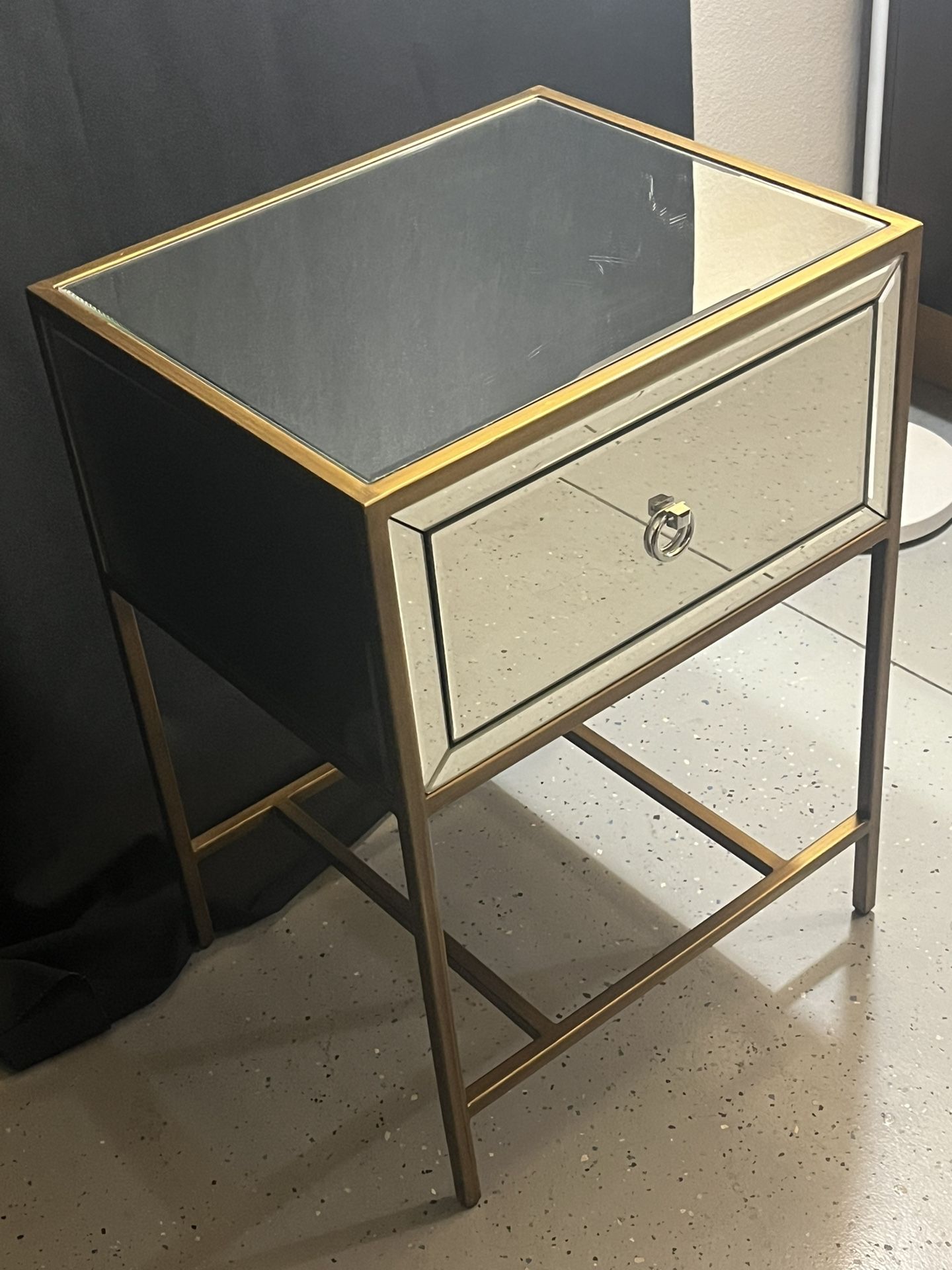 Mirror Side Table 