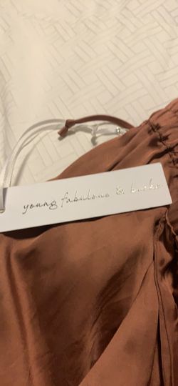 Broke and fabulous silk joggers