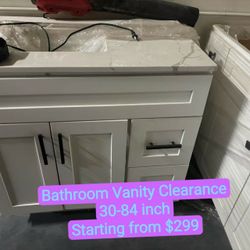 Bathroom Vanity Clearance,30-84 inch(6)