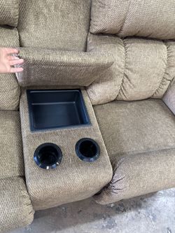 Power loveseat with console lazy Boy