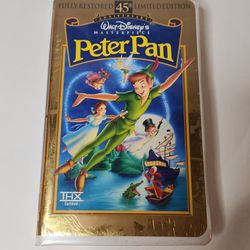 Collectible Disney Peter Pan VHS1998 45th Anniversary Limited Edition 