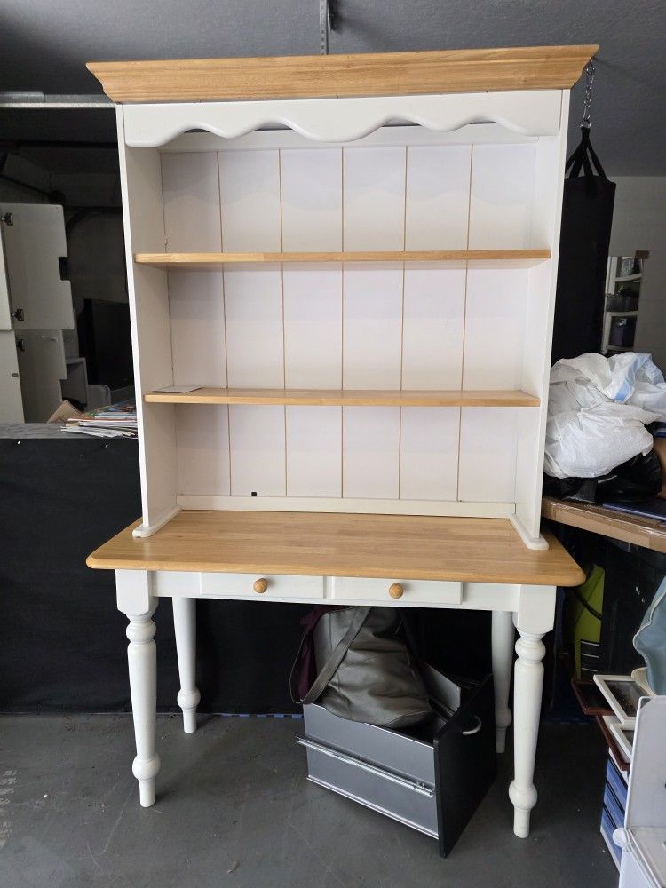 Wood China Display Buffet? W/ Shelves