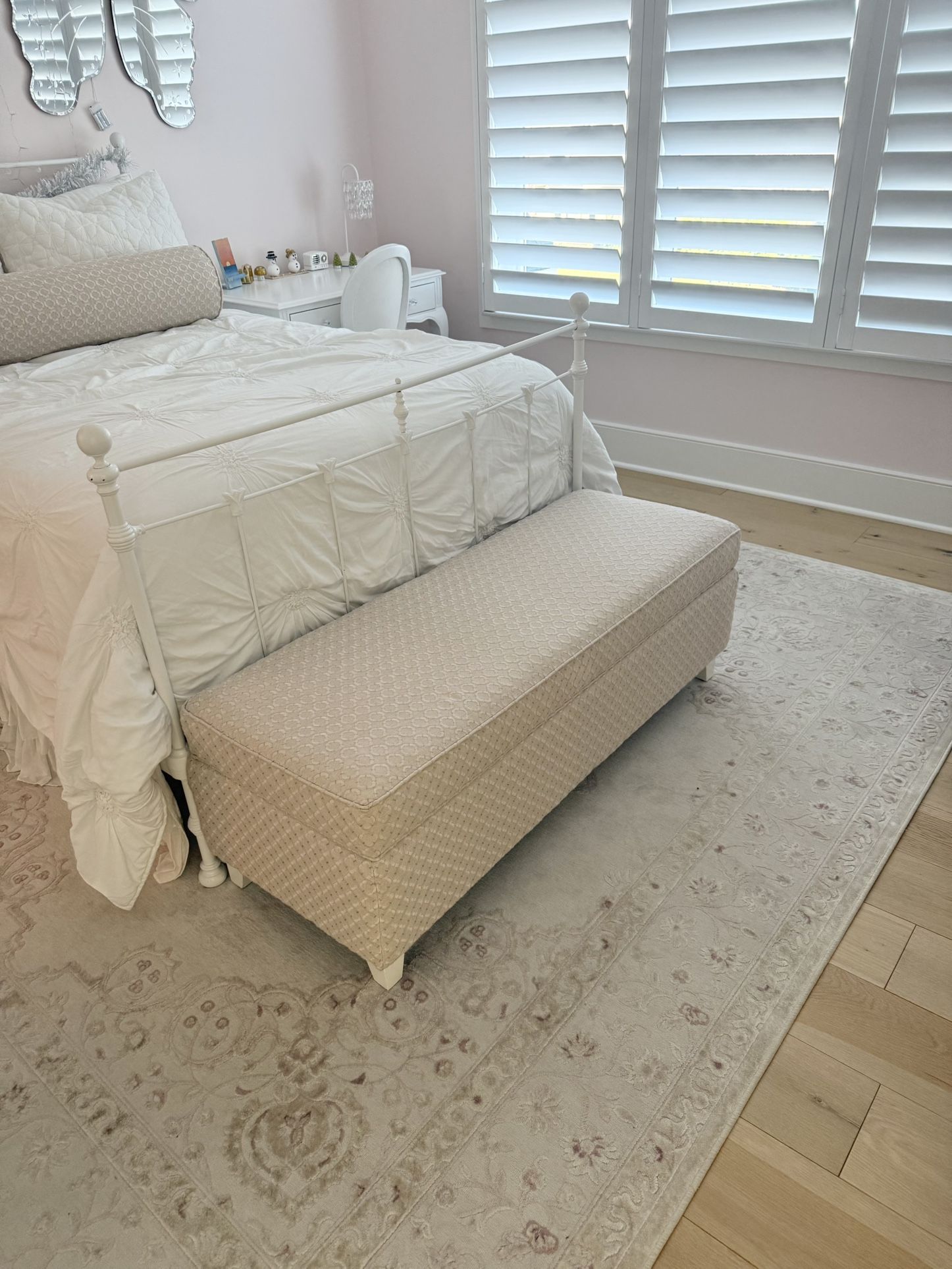 Restoration Hardware Storage Bench & Bolster