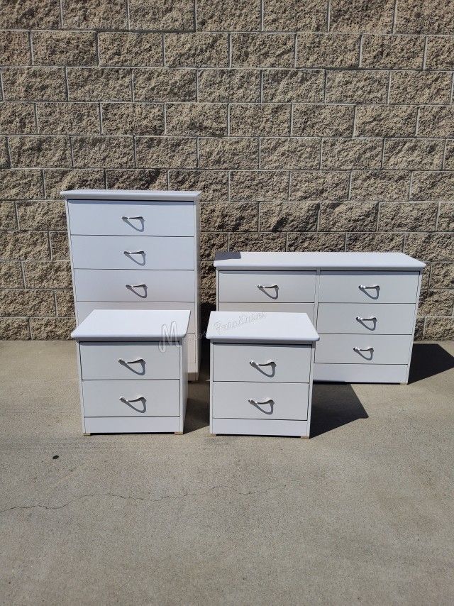 White Bedroom Dresser Furniture Set!