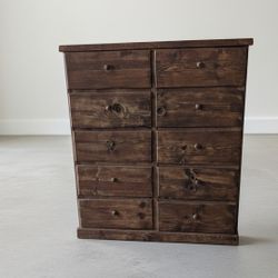 Large 8 Drawer Solid Wood Dresser 
