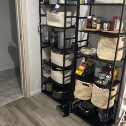 Storage Rack (x2) Black 