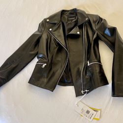 New Genuine Leather Black Jacket 