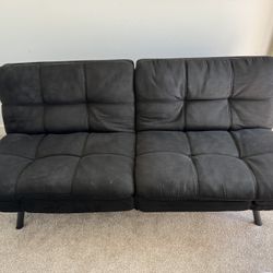 Black Futon /foldable Couch 