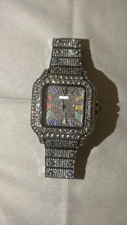 Iced out watch