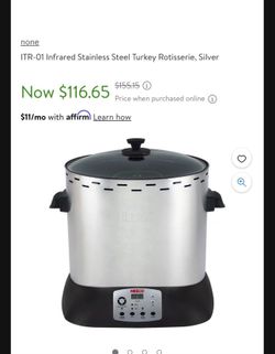 NESCO Vertical Infrared Turkey Roaster - Stainless