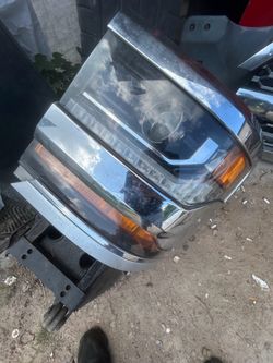 Silverado front grill and headlights parts oem 2017