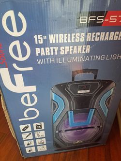 Party speaker 15in wireless rechargeable Party speaker