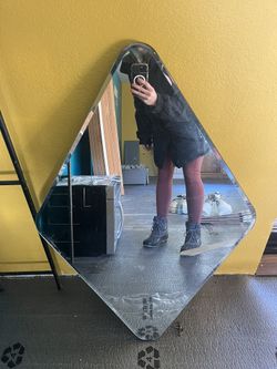 36” Tall 24” Wide Diamond Mirror 