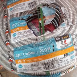 New MC Metal Clad Cable 10/3