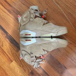 Air Jordan 6 Retro x Travis Scott  (US Size 10) British Khaki
