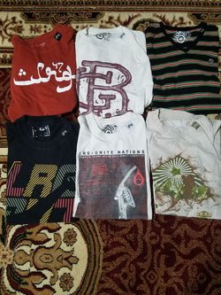 6 MEN'S LRG T-shirts size medium