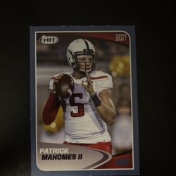 2017 Sage Hit - Patrick Mahomes II #5 Blue (RC)