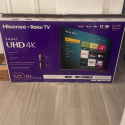 BRAND NEW - 50 Inch Flat Roku  Smart TV