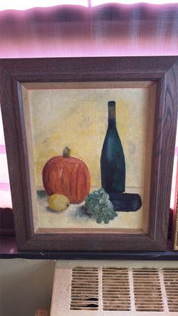 Vintage oil painting