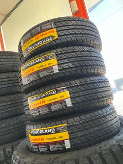‼️📲185/65/14 vendo set de llantas nuevas Forceland