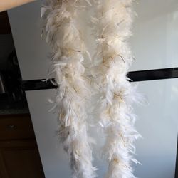 White Feather Boa