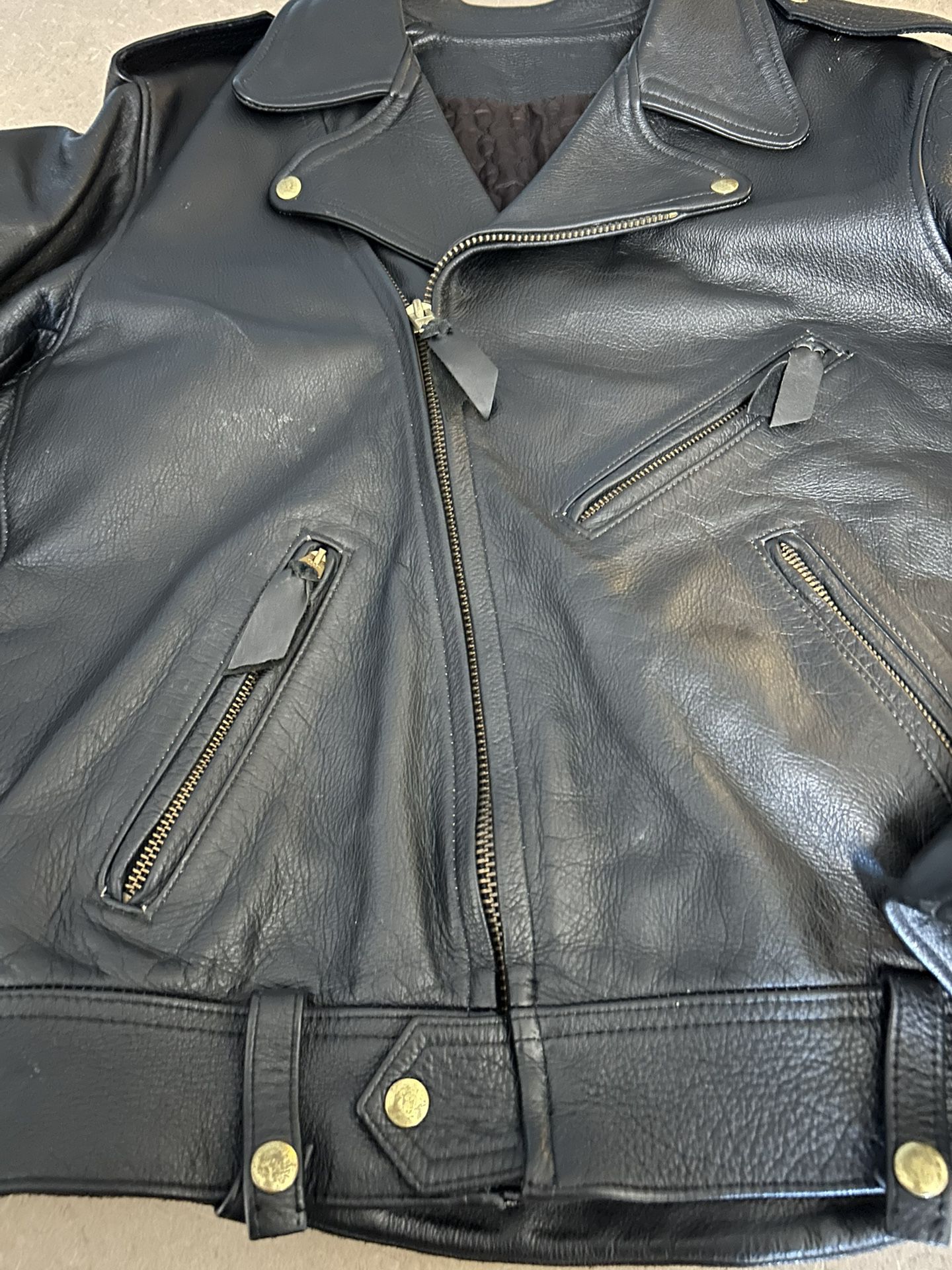 Vintage Biker Leather Jacket (Mr. Leathers San Francisco, LA)