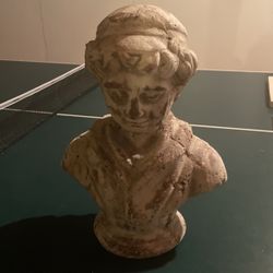 Heavy Stone Statue Bust Available 