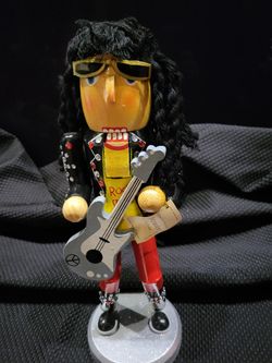 Rock Star Guitarist Musician Large 14" Nutcracker Limited Edition