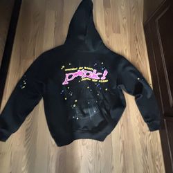 V1 Black Sp5der Hoodie