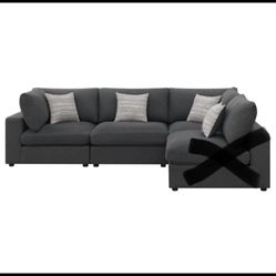*Free Delivery* Gray Coaster Cloud Modular Couch Sofa 