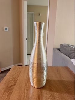 Brushed Gold Decorative Vase | Modern Home Decor