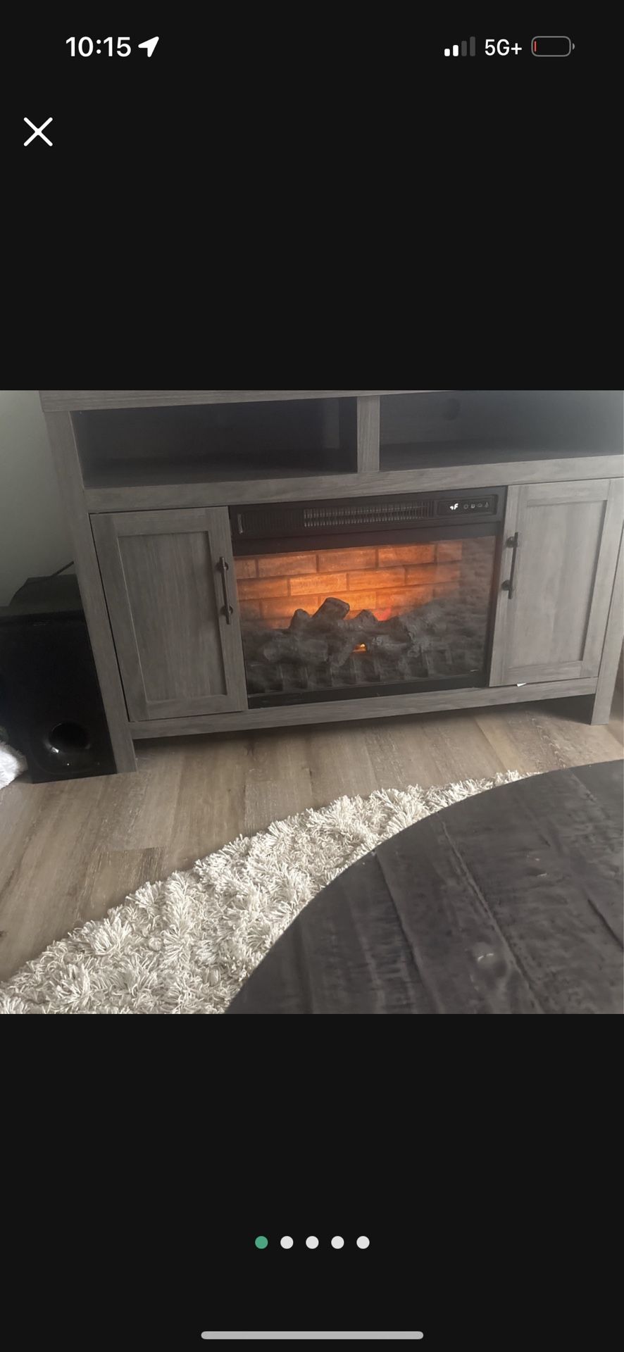 Gray Fireplace