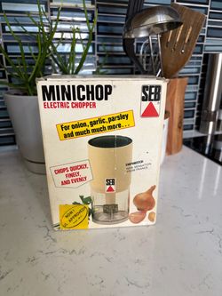 SEB Minichop Electric Chopper in Box