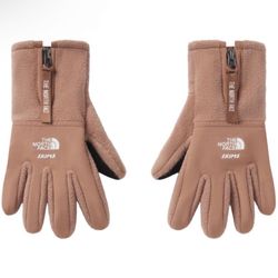 NWT SKIMS X NORTH FACE COLLAB Gloves COLOR:SIENNA SIZE:SMALL