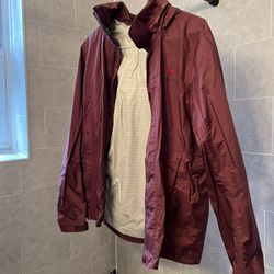Maroon Red Marmot Raincoat (Size M)