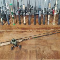 Baitcast Bass Fishing Rod Reel Combo Casting Kastking