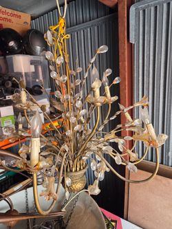 Old fashion chandelier  made of brass